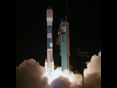 Launch photo of the OSTM spacecraft.