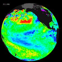 Global Sea Surface Temperature Data - 07/1996