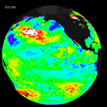 Global Sea Surface Temperature Data - 09/2001