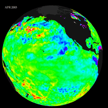 Global Sea Surface Temperature Data - 04/2003