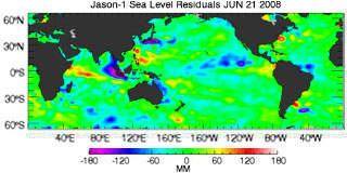 June 2008 Global Sea Level Anomalies