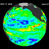 May 2009 Pacific Basin Sea Level Anomalies