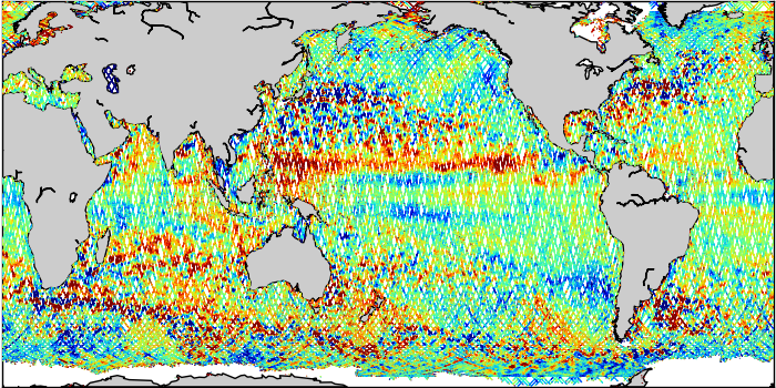Sea Surface Height Anomaly: SARAL, Jason-2 and Jason-3 Measurements from 19-Jun-2017 to 29-Jun-2017