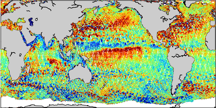 Sea Surface Height Anomaly: SARAL, Jason-2 and Jason-3 Measurements from 11-Sep-2018 to 21-Sep-2018