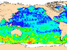 map of wind speeds from July 4 to July 14, 2008