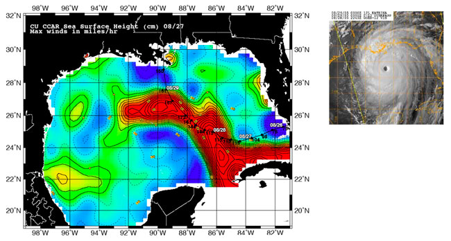 Hurricane Katrina Heats up in the Gulf