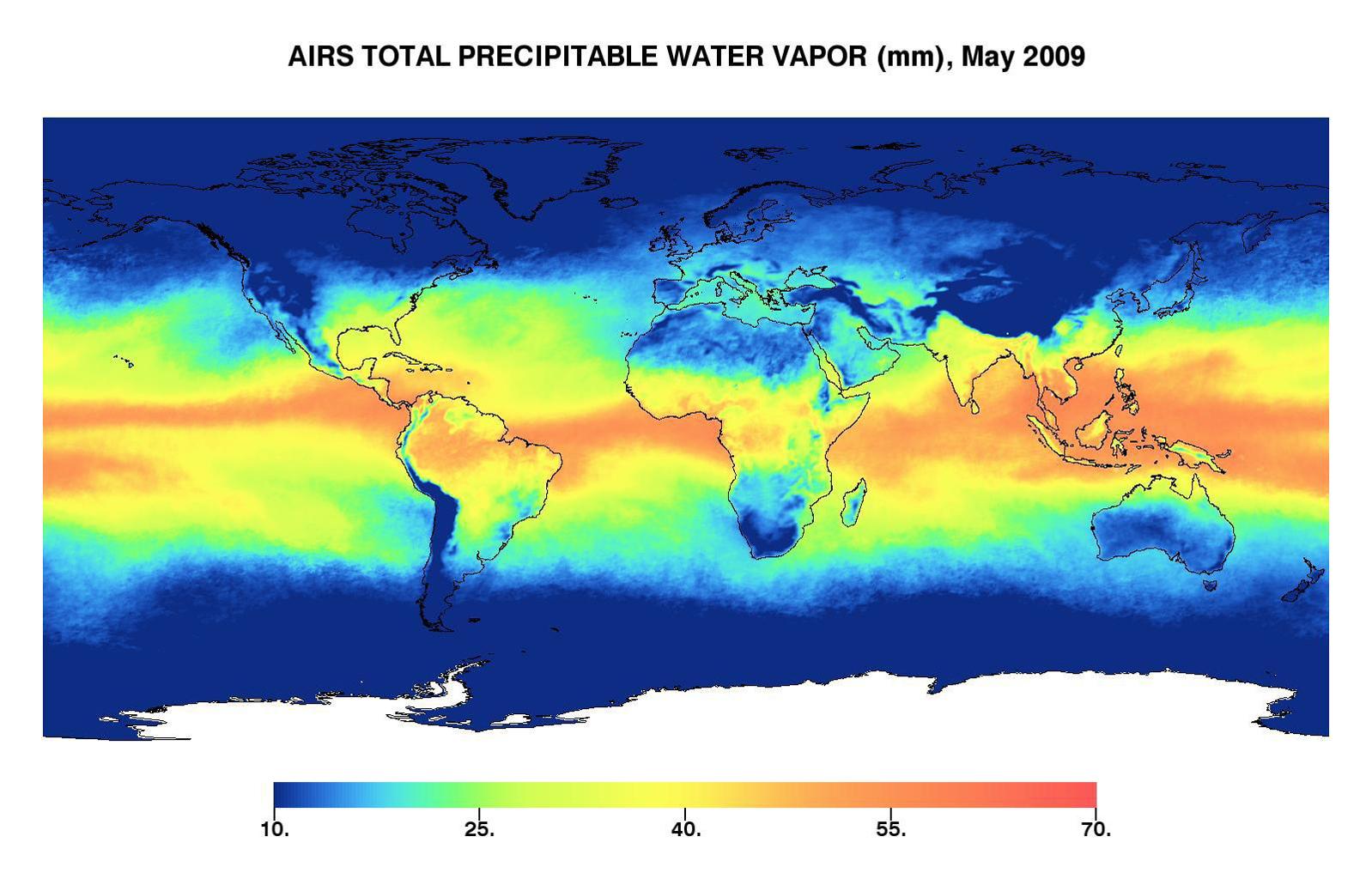AIRS water vapor
