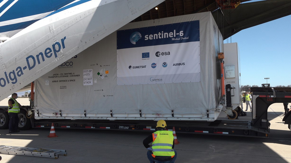 sentinel 6 arrival