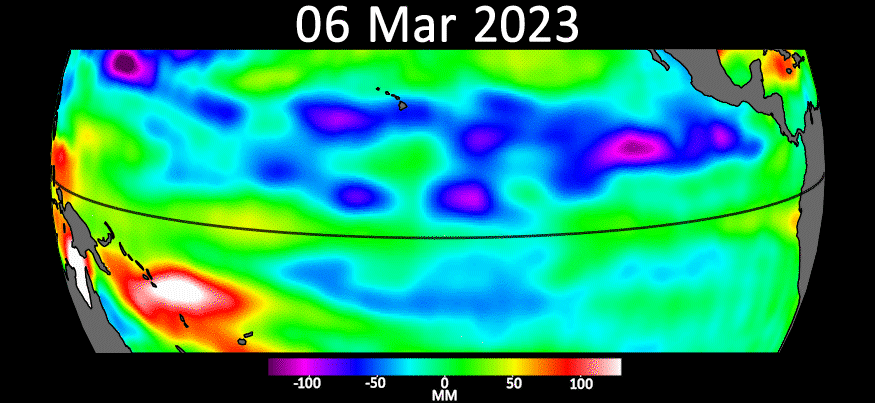 slide 1 - International Sea Level Satellite Spots Early Signs of El Niño