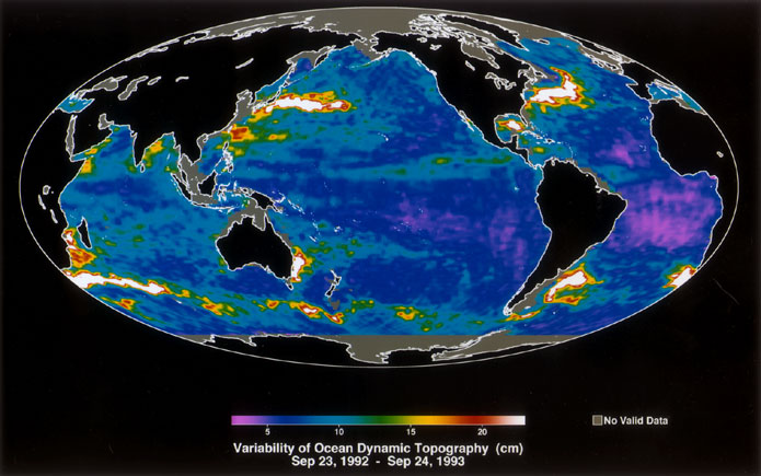 Variability of Ocean Dynamic Topography