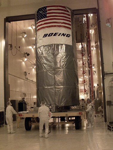 Launch preparations are progressing! (11/21/01) Photos: Stacy Mitchell of John Hopkins APL/TIMED project