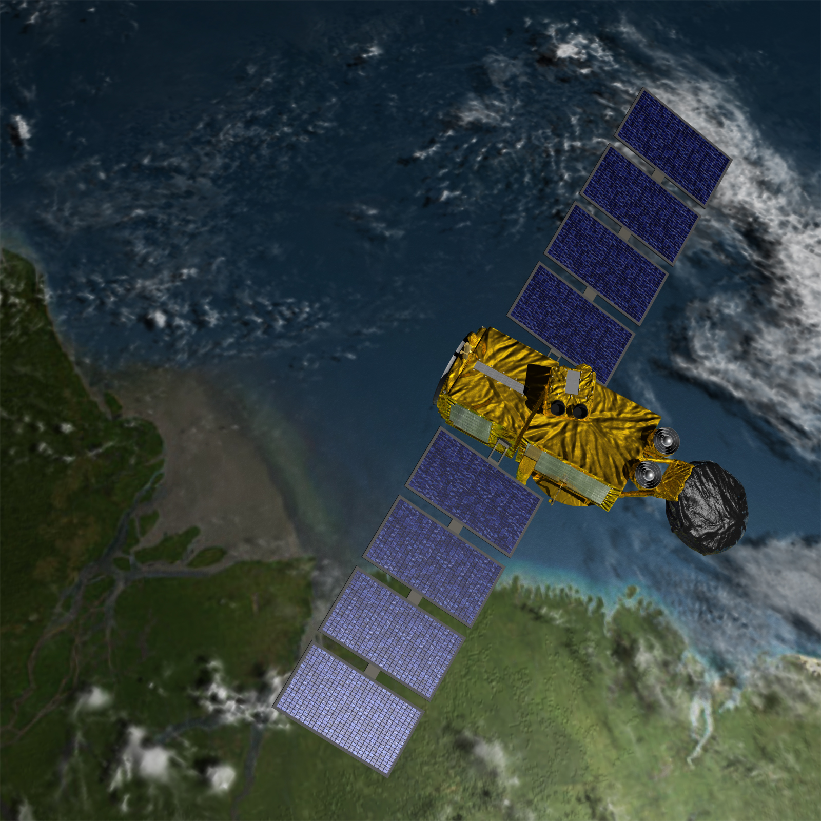 Jason 3 Over The Amazon Ocean Surface Topography From Space